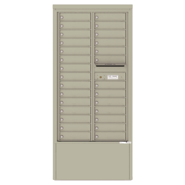 Free Standing Mailbox with 28 Tenant Compartments